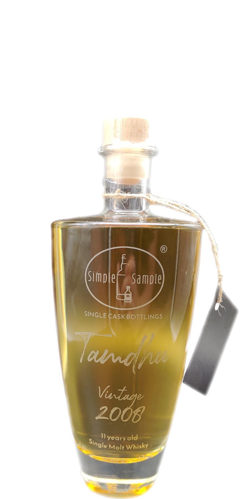 Tamdhu 2008 SiSa  Single Cask Bottlings