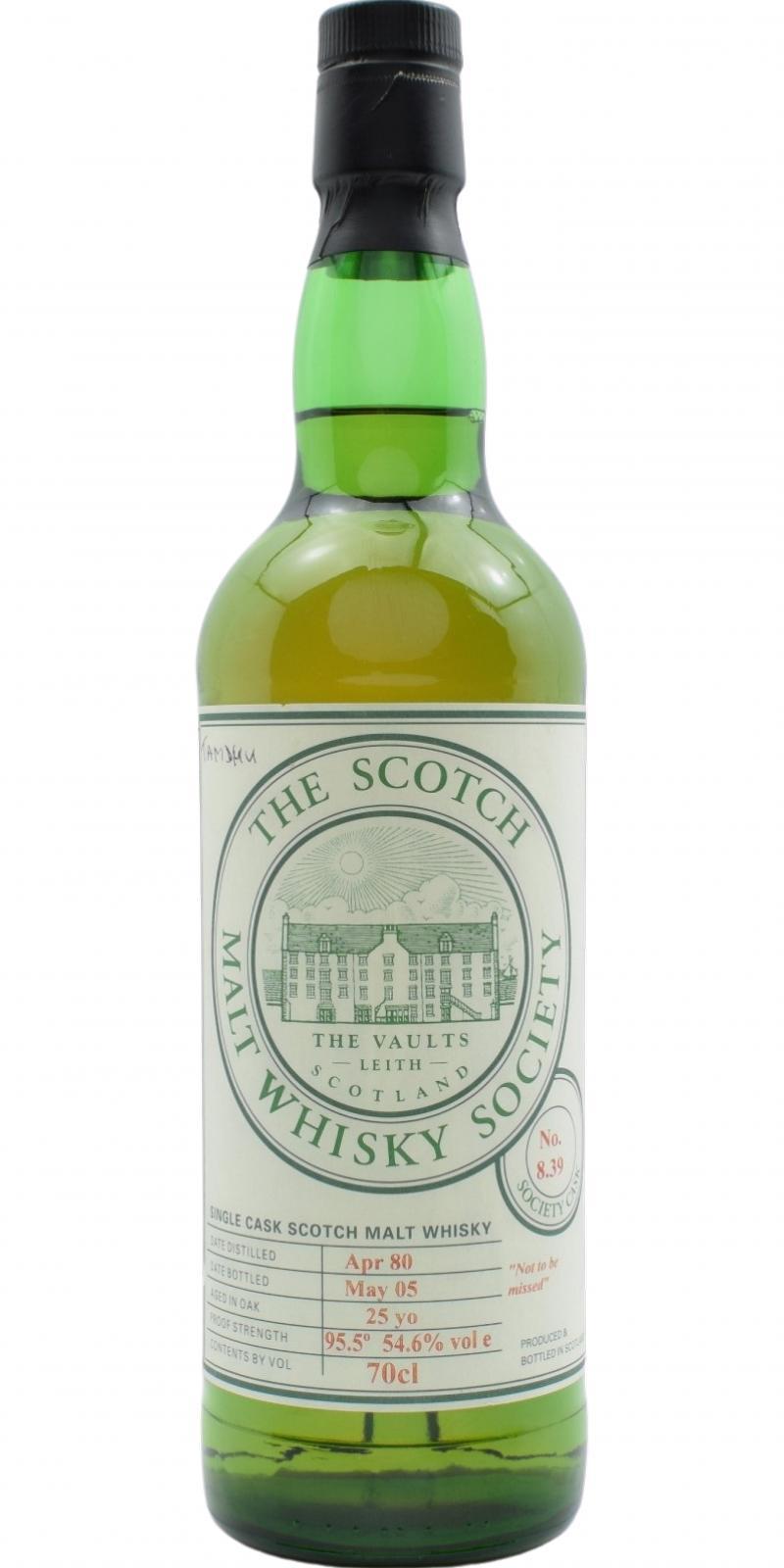 Tamdhu 1980 SMWS 8.39  Not to be missed