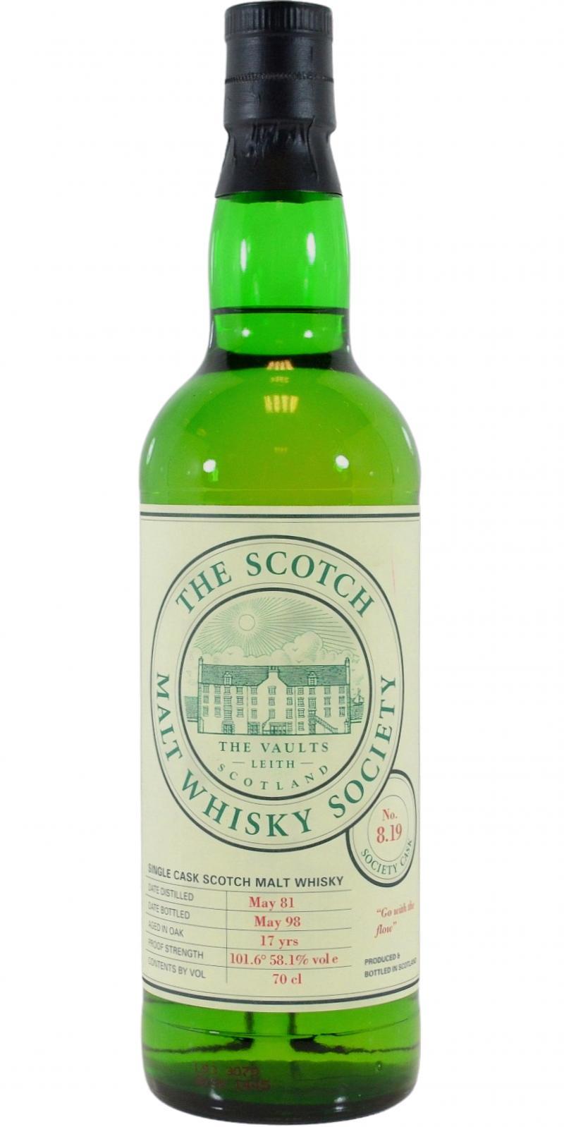 Tamdhu 1981 SMWS 8.19  Go with the flow