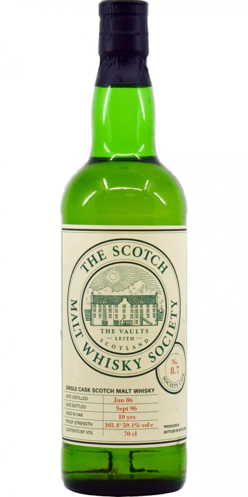 Tamdhu 1986 SMWS 8.7