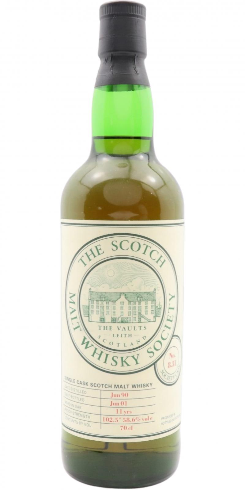 Tamdhu 1990 SMWS 8.31