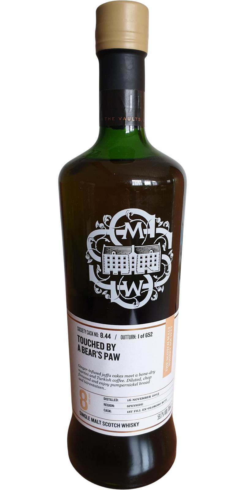 Tamdhu 2015 SMWS 8.44  Touched by a bear's paw