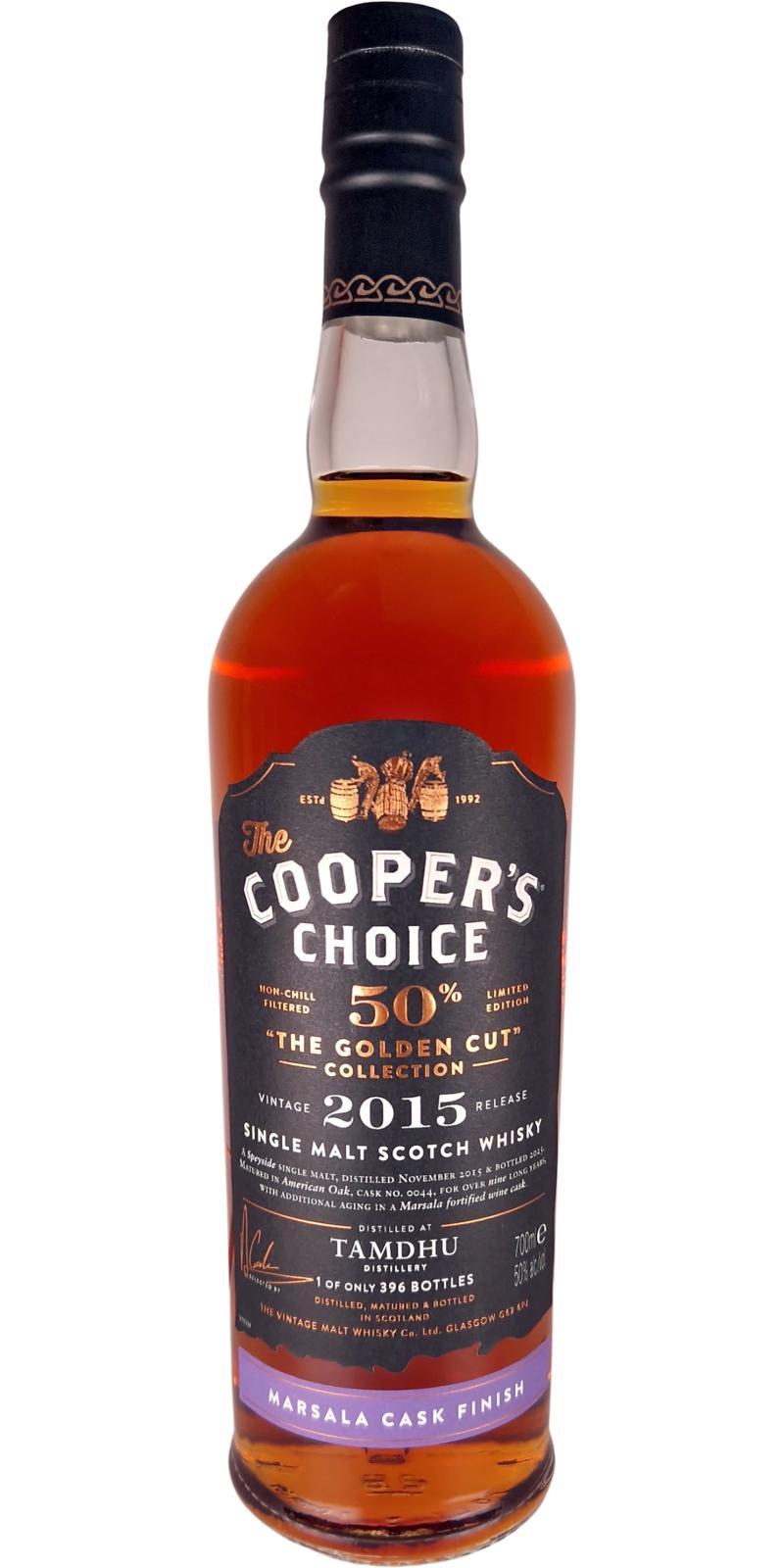 Tamdhu 2015 VM  The Cooper's Choice - The Golden Cut Collection