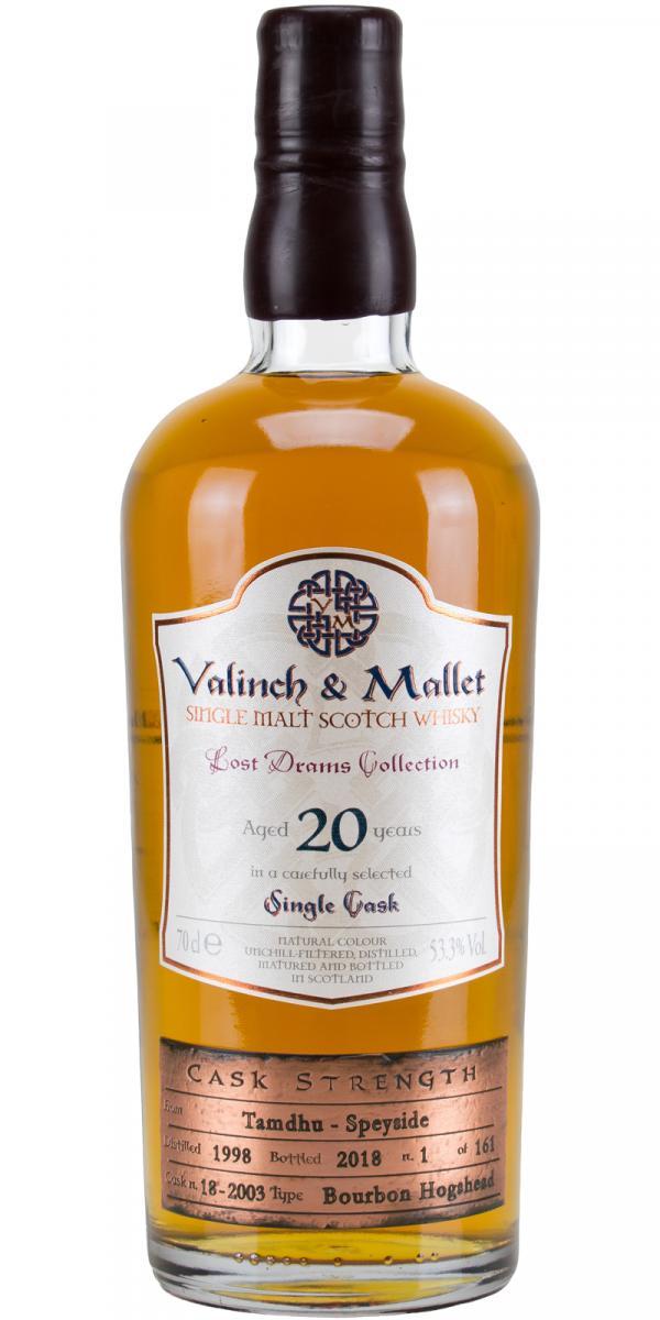Tamdhu 1998 V&M  Lost Drams Collection