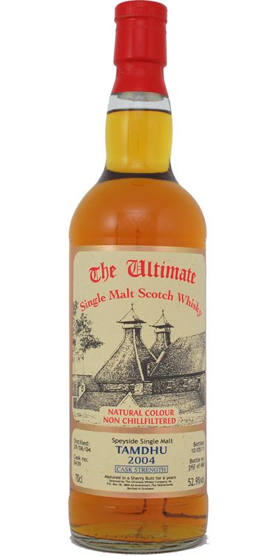 Tamdhu 2004 vW  The Ultimate - Cask Strength