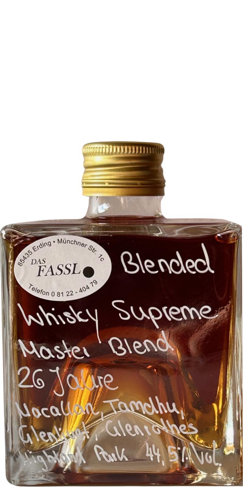 Supreme Master Blend 26-year-old vF
