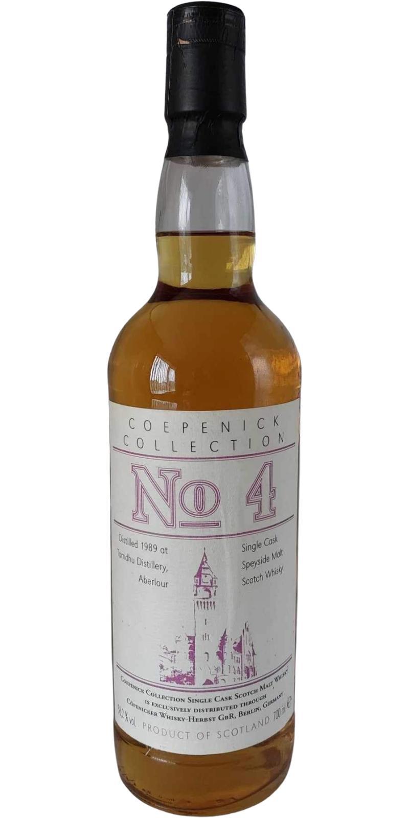 Tamdhu 1989 Wk  Coepenick Collection No. 4