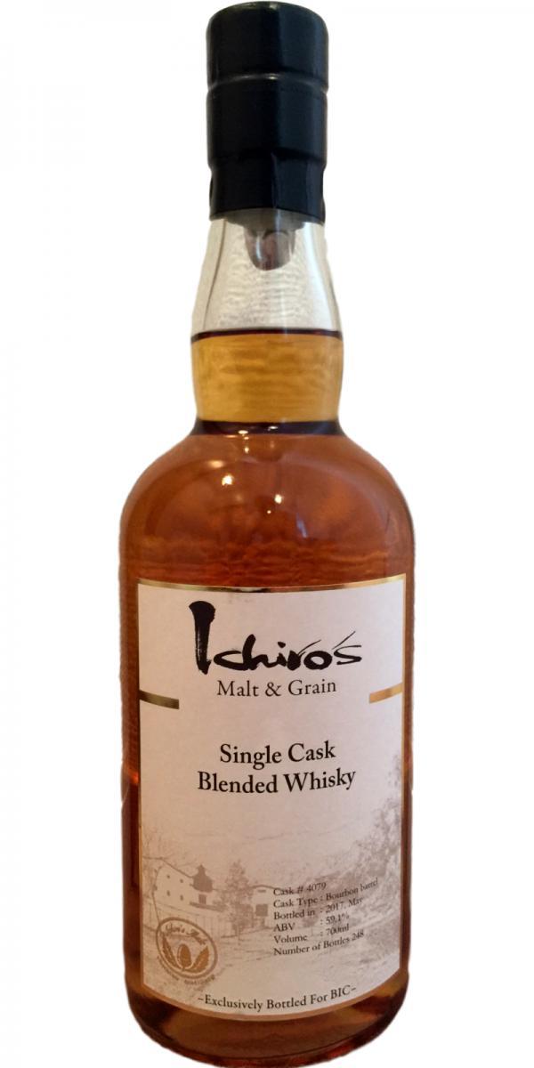 Ichiro's Malt & Grain Single Cask Blended Whisky