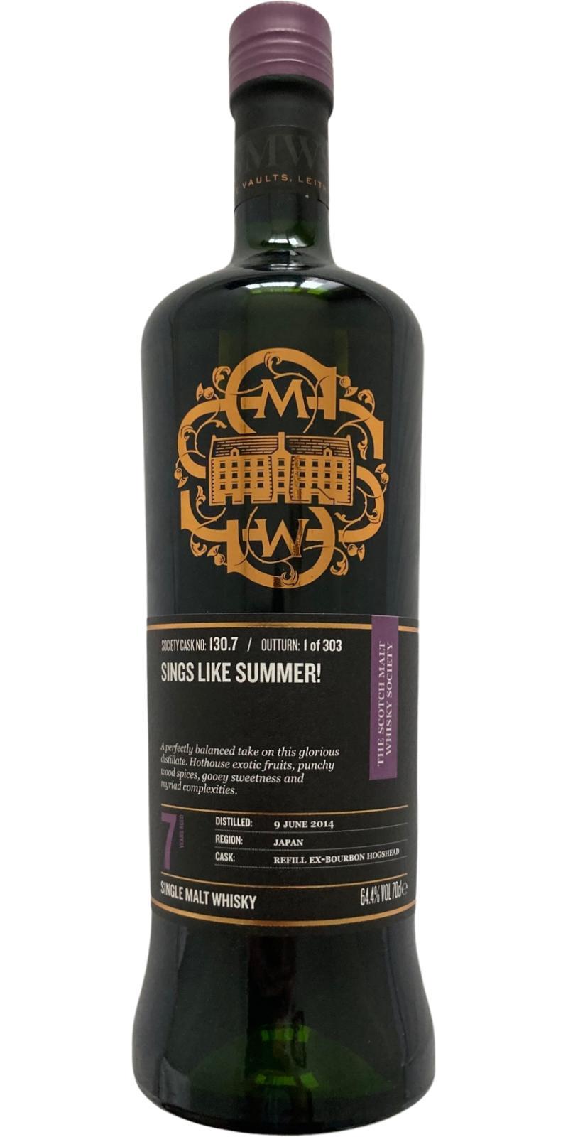 Chichibu 2014 SMWS 130.7 Sings like summer!