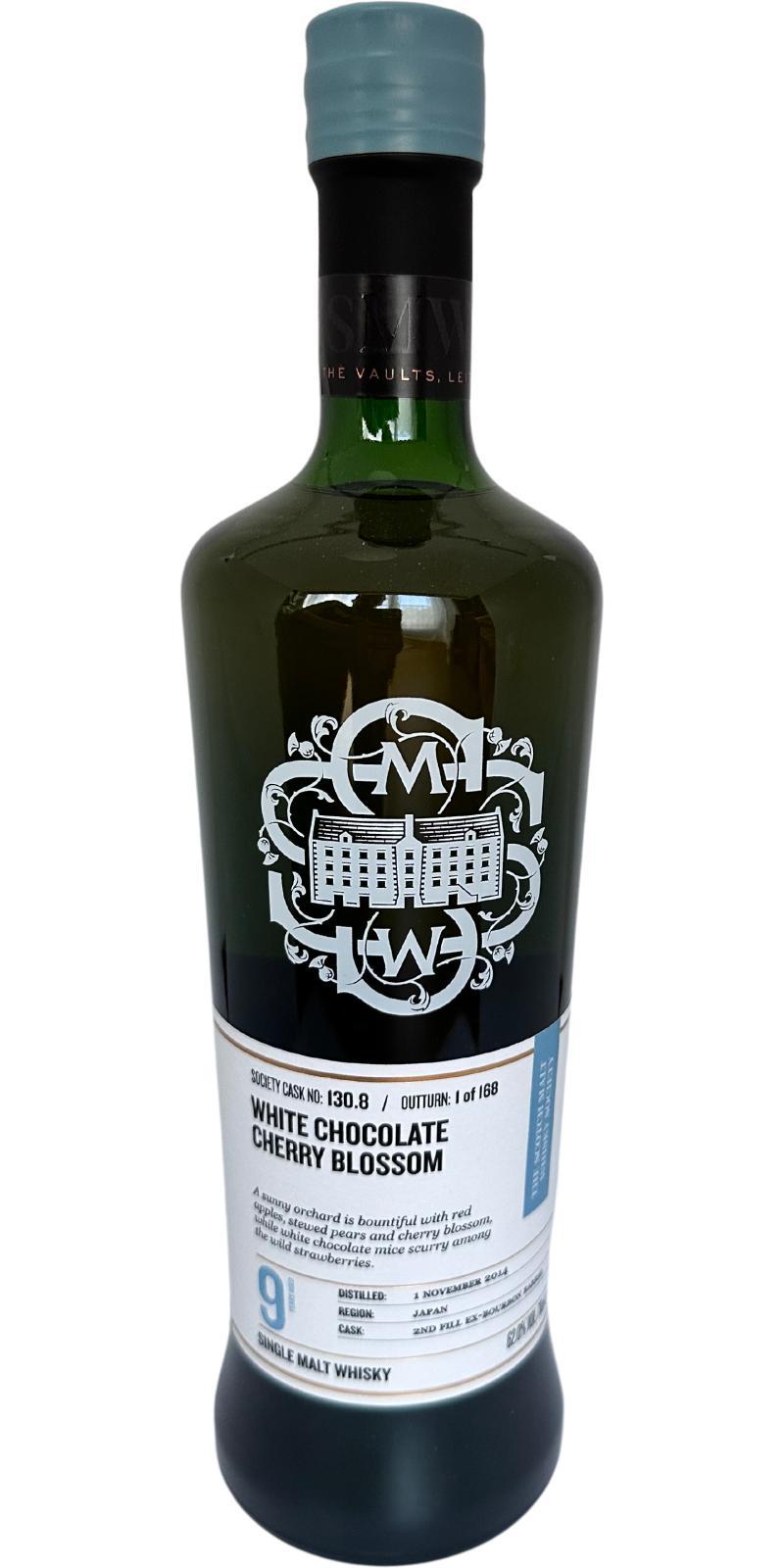 Chichibu 2014 SMWS 130.8 White chocolate cherry blossom
