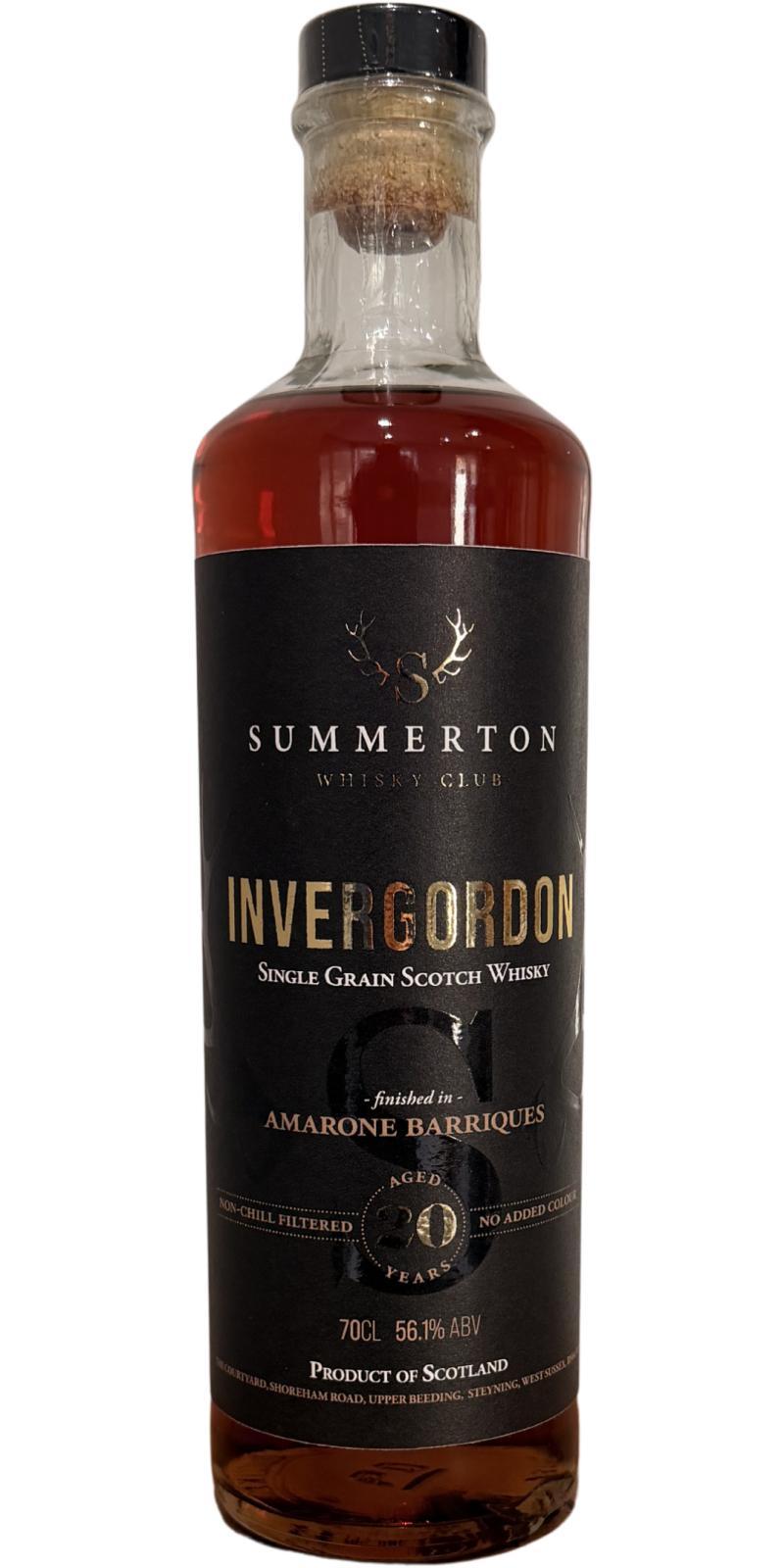 Invergordon 20-year-old