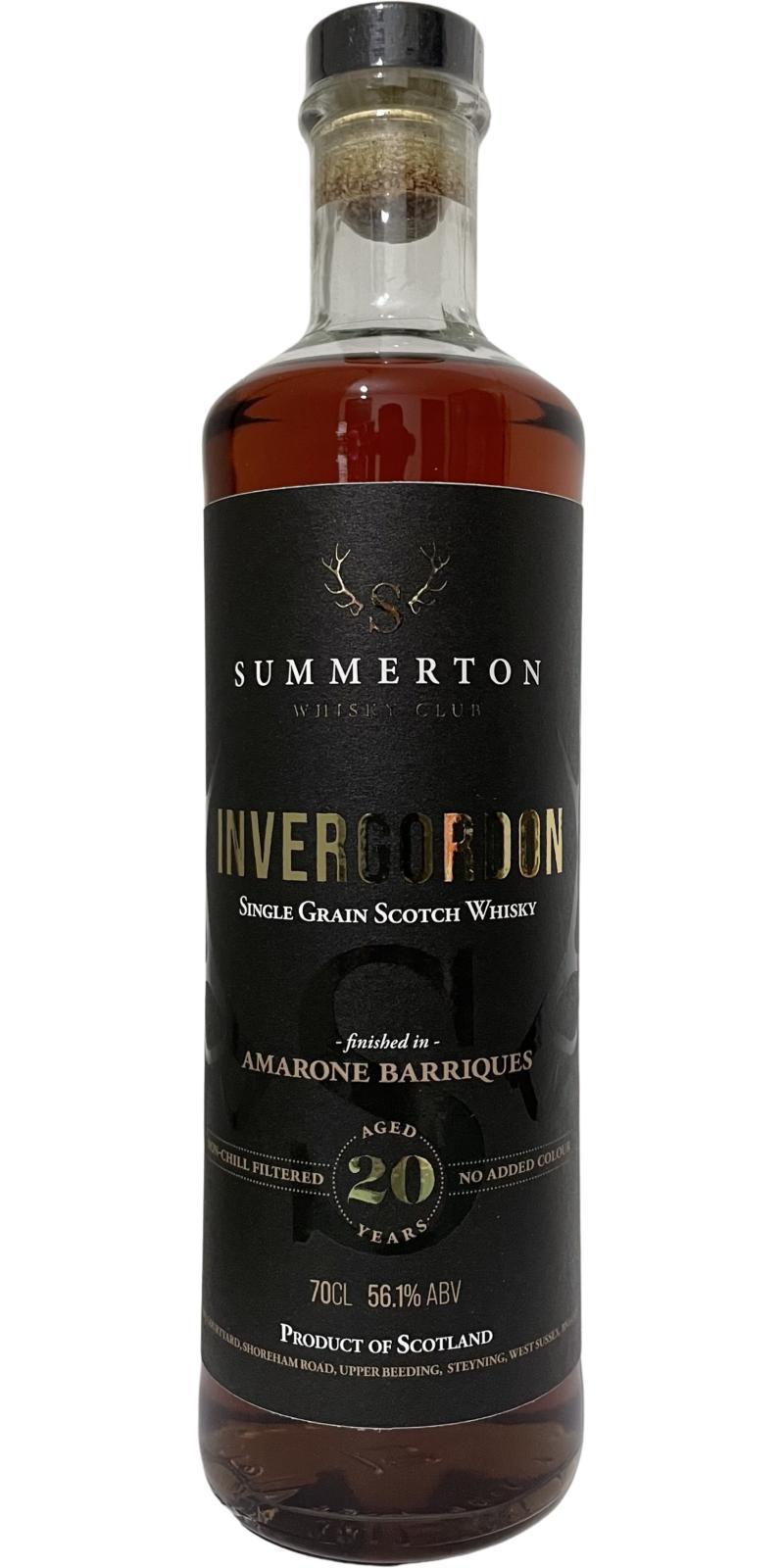 Invergordon 20-year-old