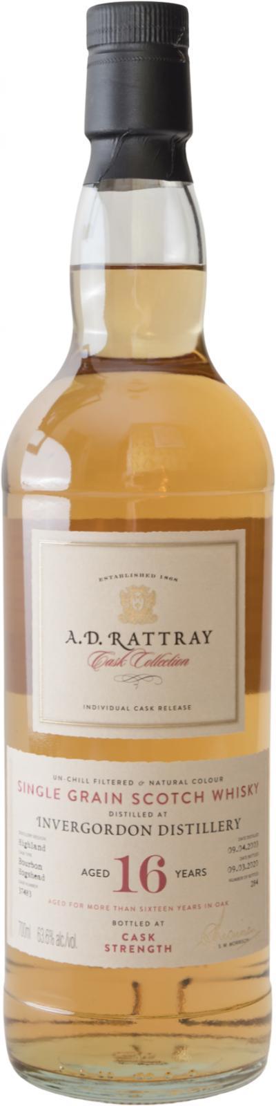 Invergordon 2003 DR  Individual Cask Release