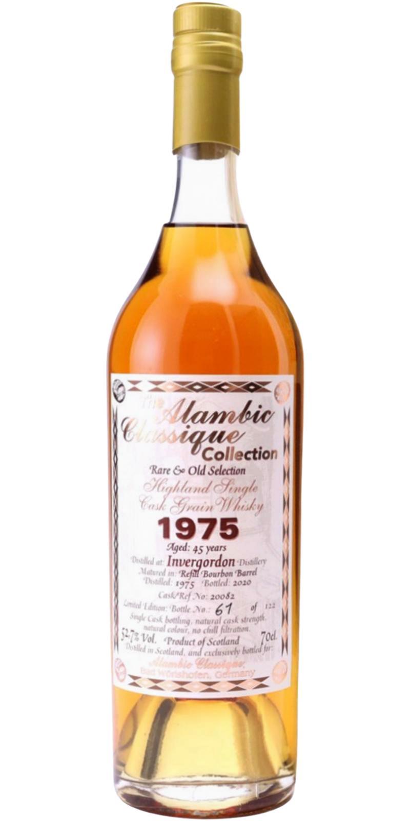 Invergordon 1975 AC  Rare & Old Selection