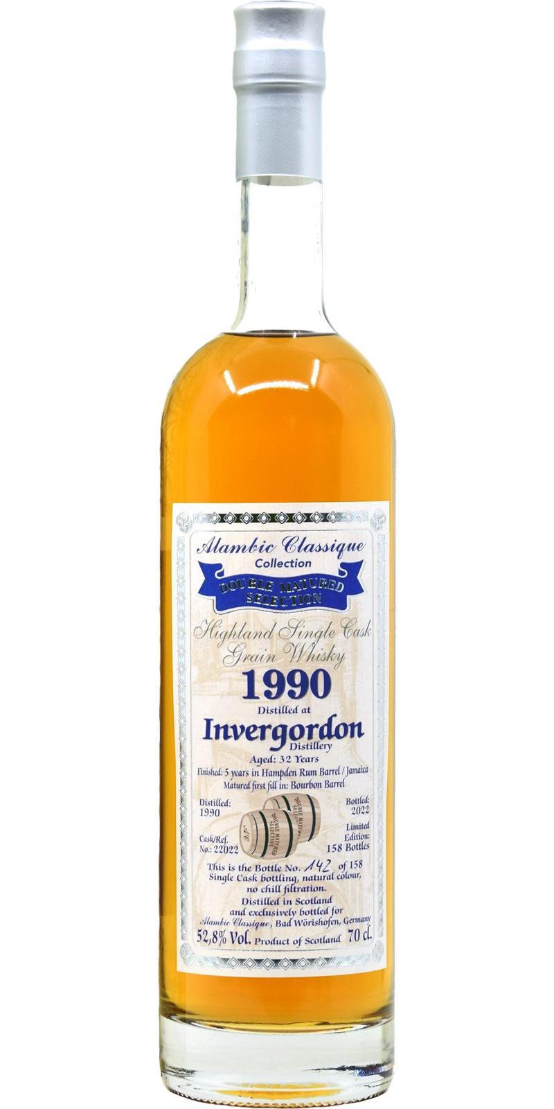 Invergordon 1990 AC  Double Matured Selection