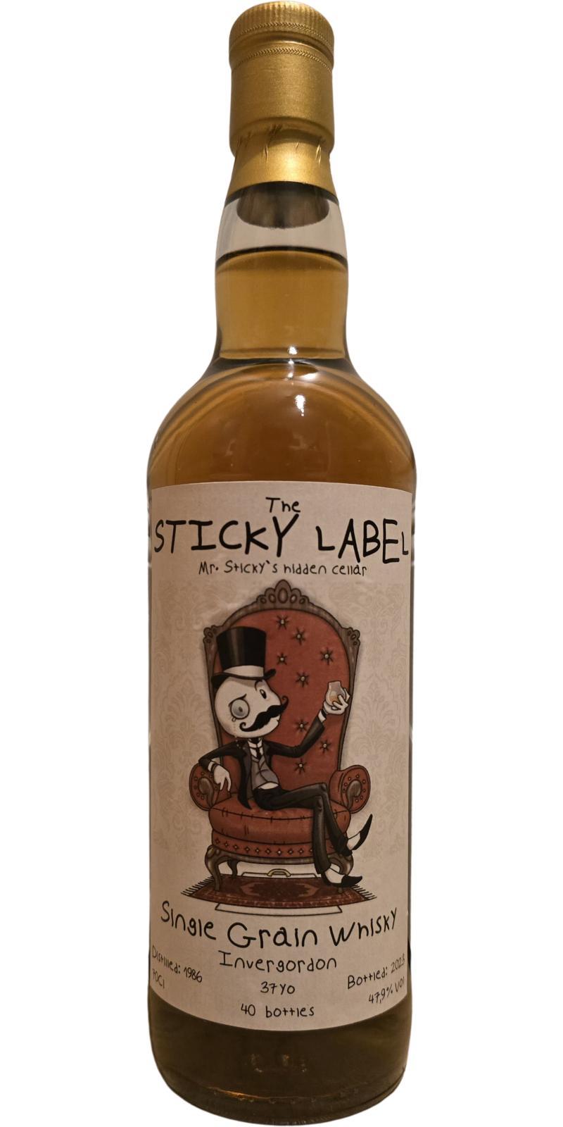 Invergordon 1986 BuBa  The Sticky Label - Mr. Sticky's hidden cellar