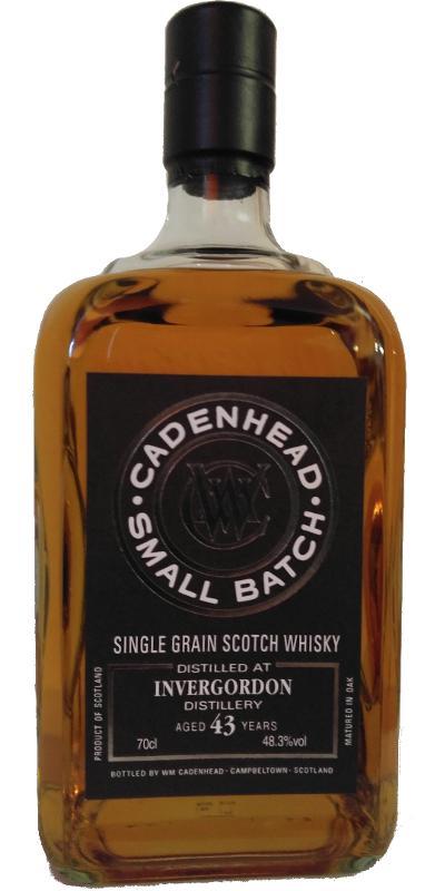 Invergordon 1972 CA  Small Batch