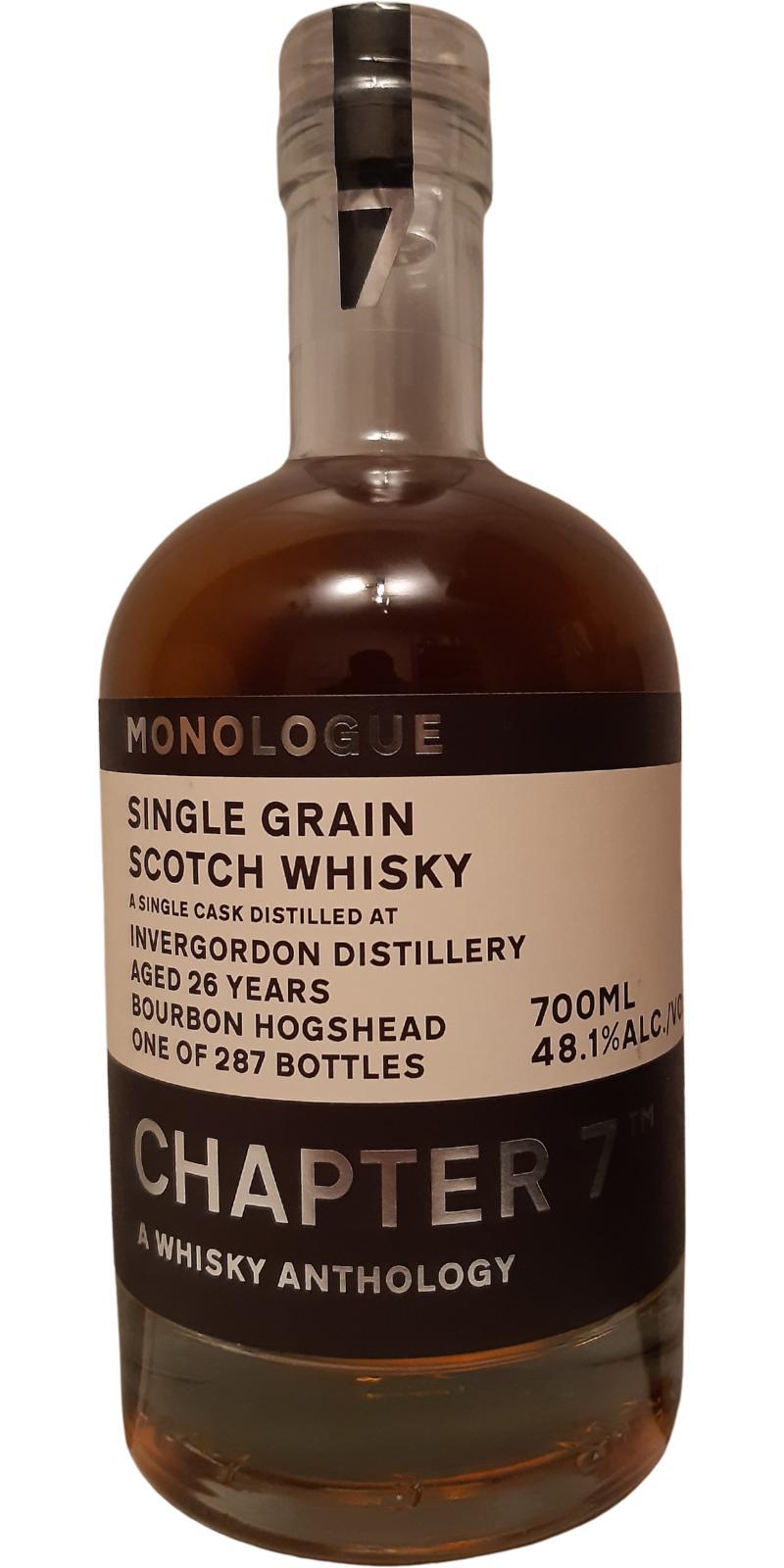 Invergordon 1997 Ch7  A Whisky Anthology - Monologue