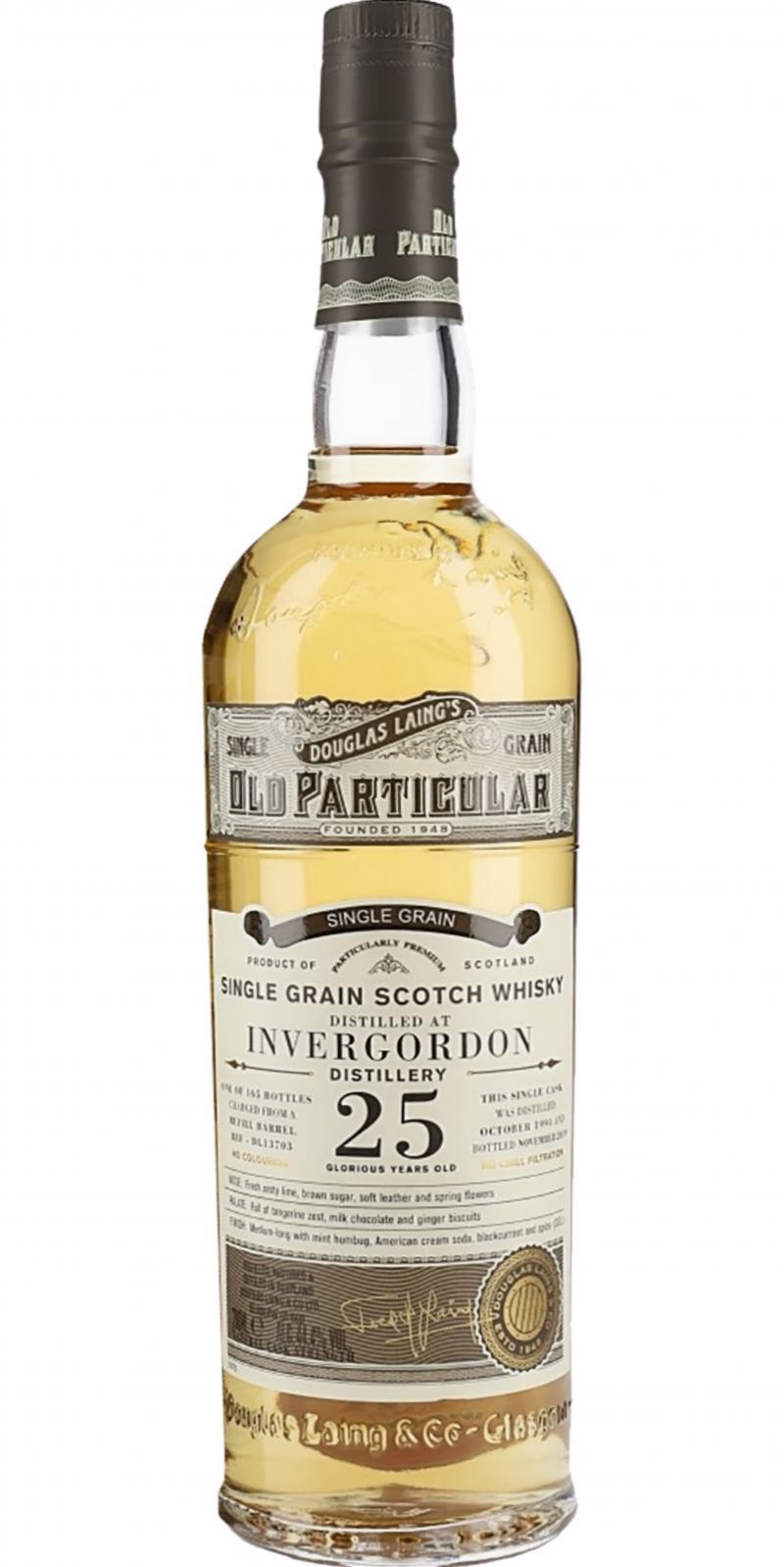 Invergordon 1994 DL  Old Particular