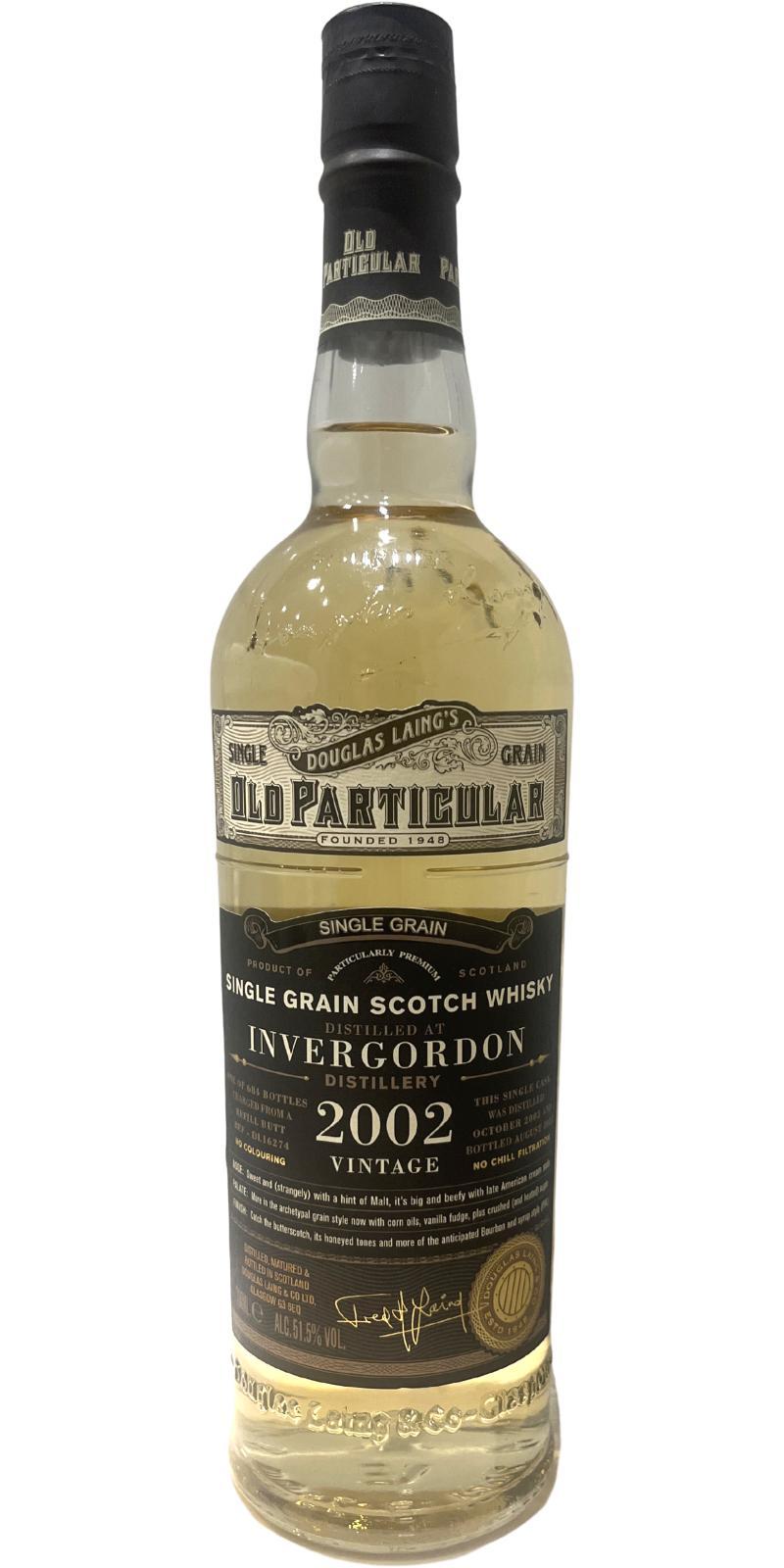 Invergordon 2002 DL  Old Particular