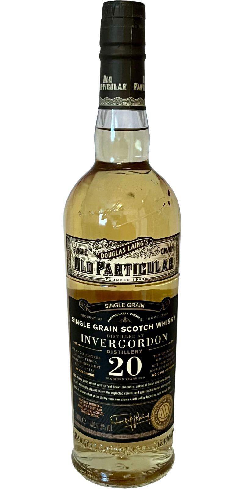 Invergordon 2002 DL  Old Particular
