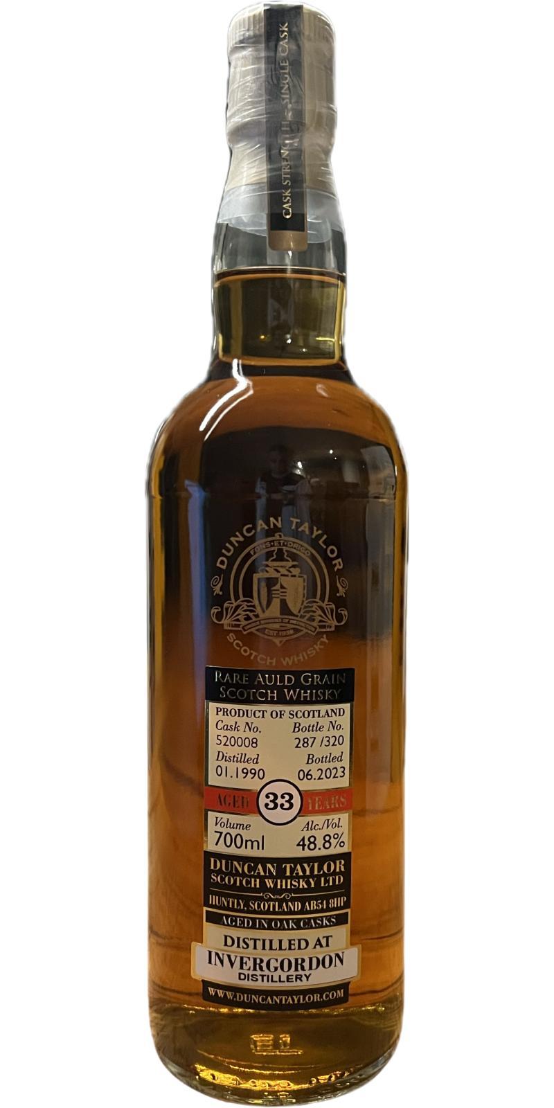 Invergordon 1990 DT  Rare Auld Grain