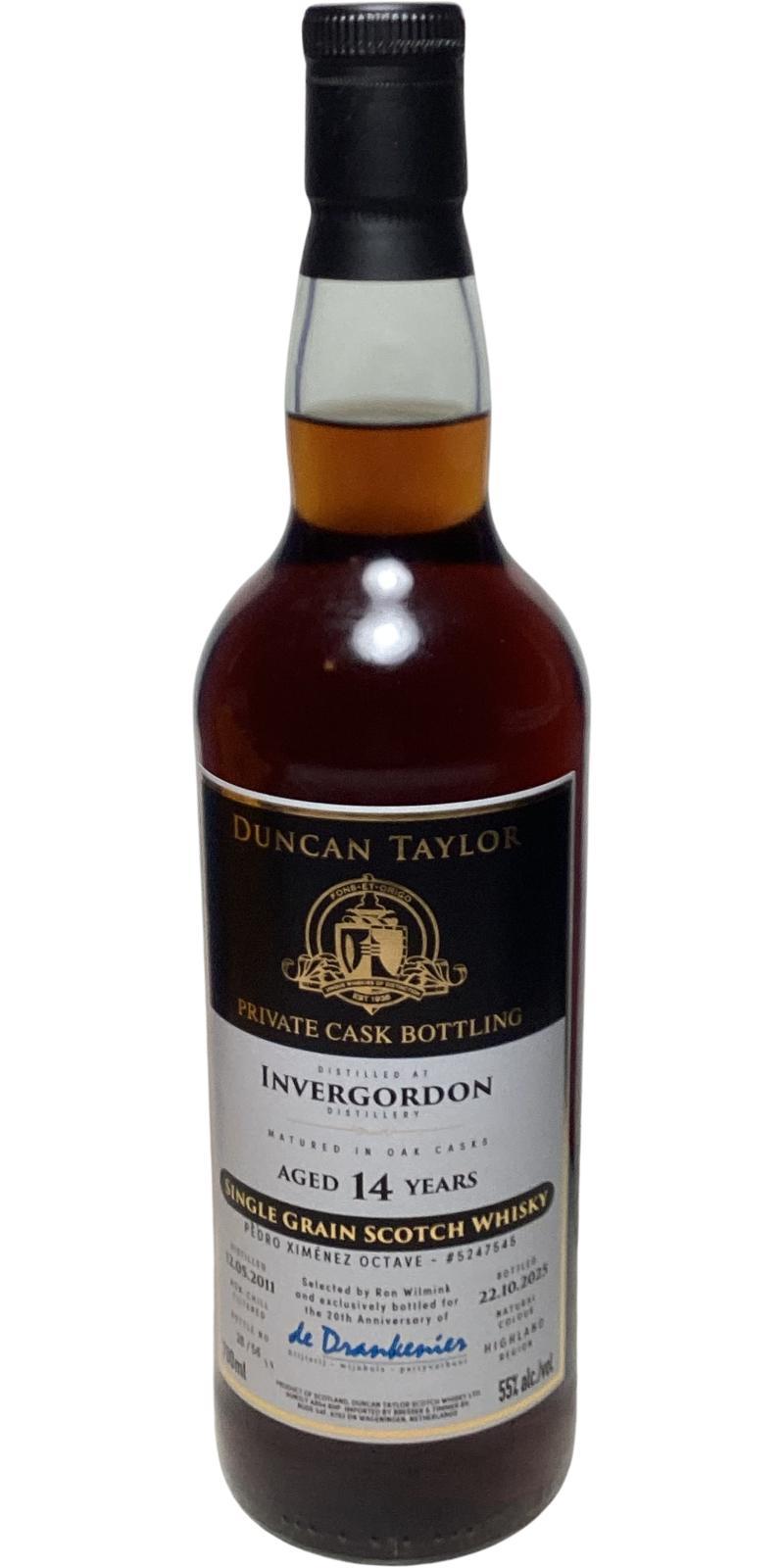 Invergordon 2011 DT  Private Cask Bottling