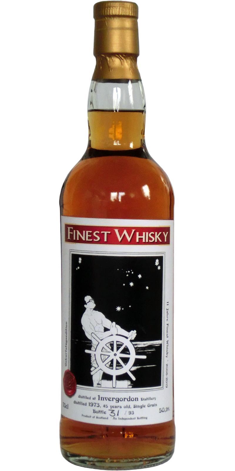 Invergordon 1973 FW  11 Jahre Finest Whisky