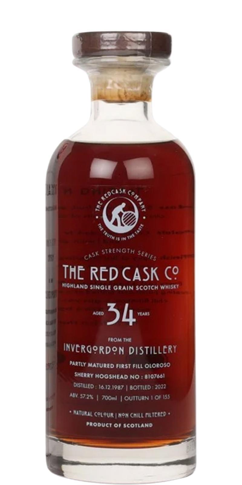 Invergordon 1987 GWhL  The Red Cask Co.