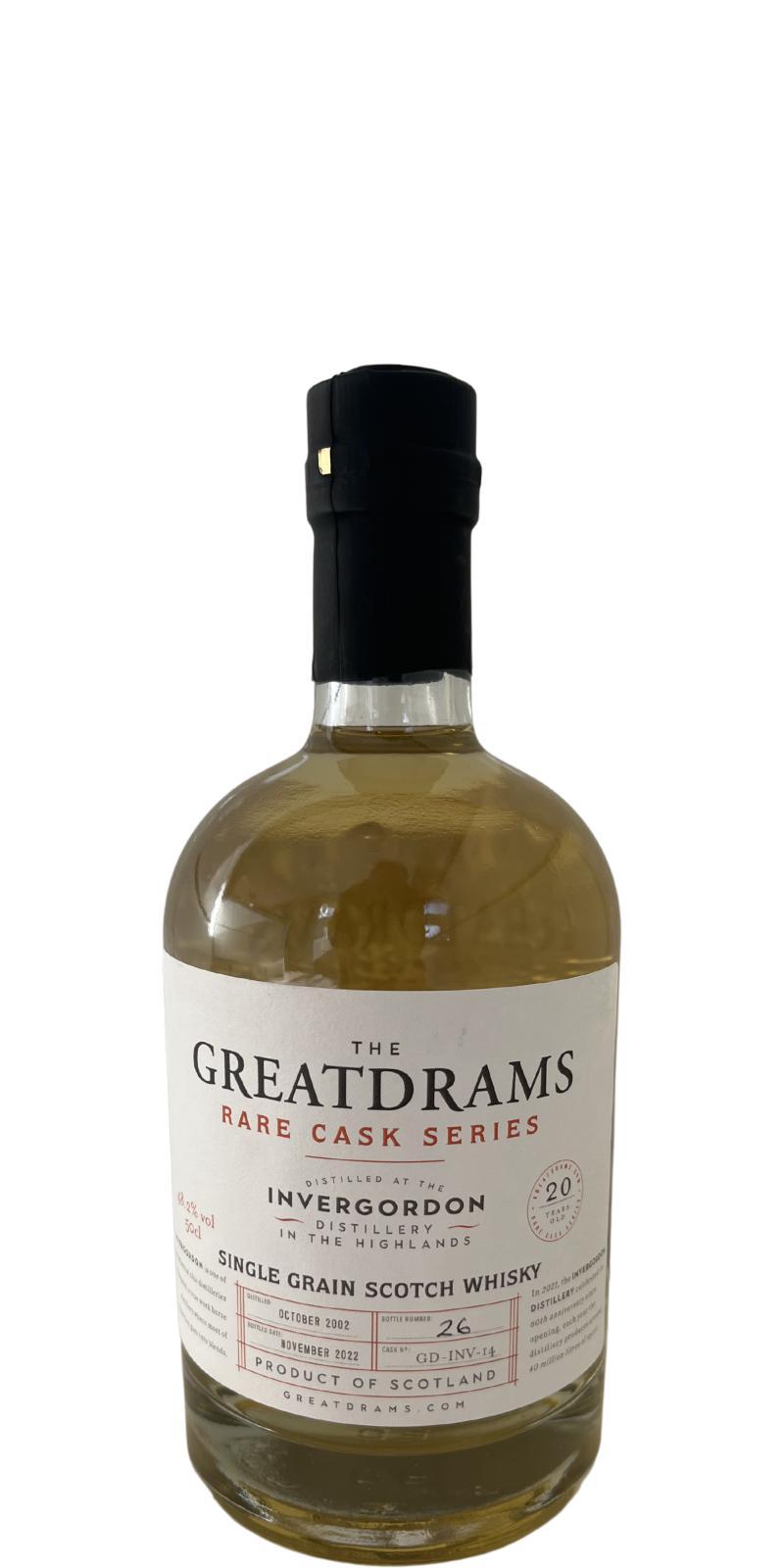 Invergordon 2002 GtDr  Rare Cask Series