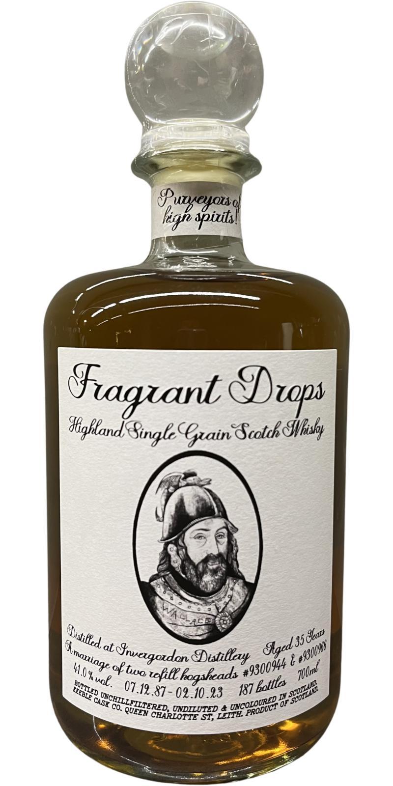 Invergordon 1987 KCC  Fragrant Drops