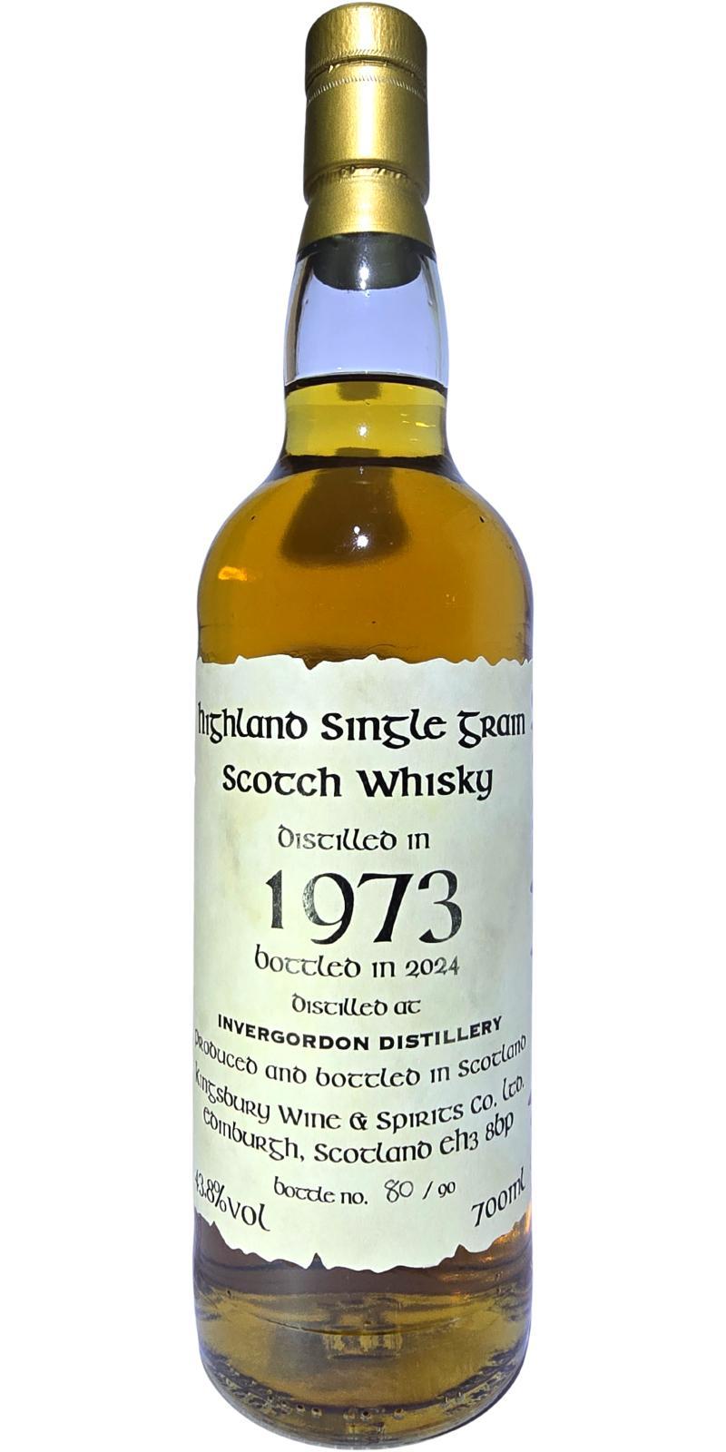Invergordon 1973 Kb  Celtic Series
