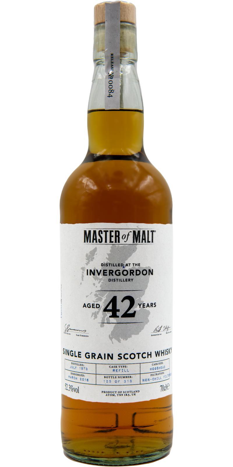 Invergordon 1973 MoM  Single Cask edition