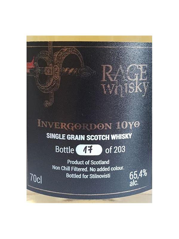 Invergordon 10-year-old Sn  Rage Whisky