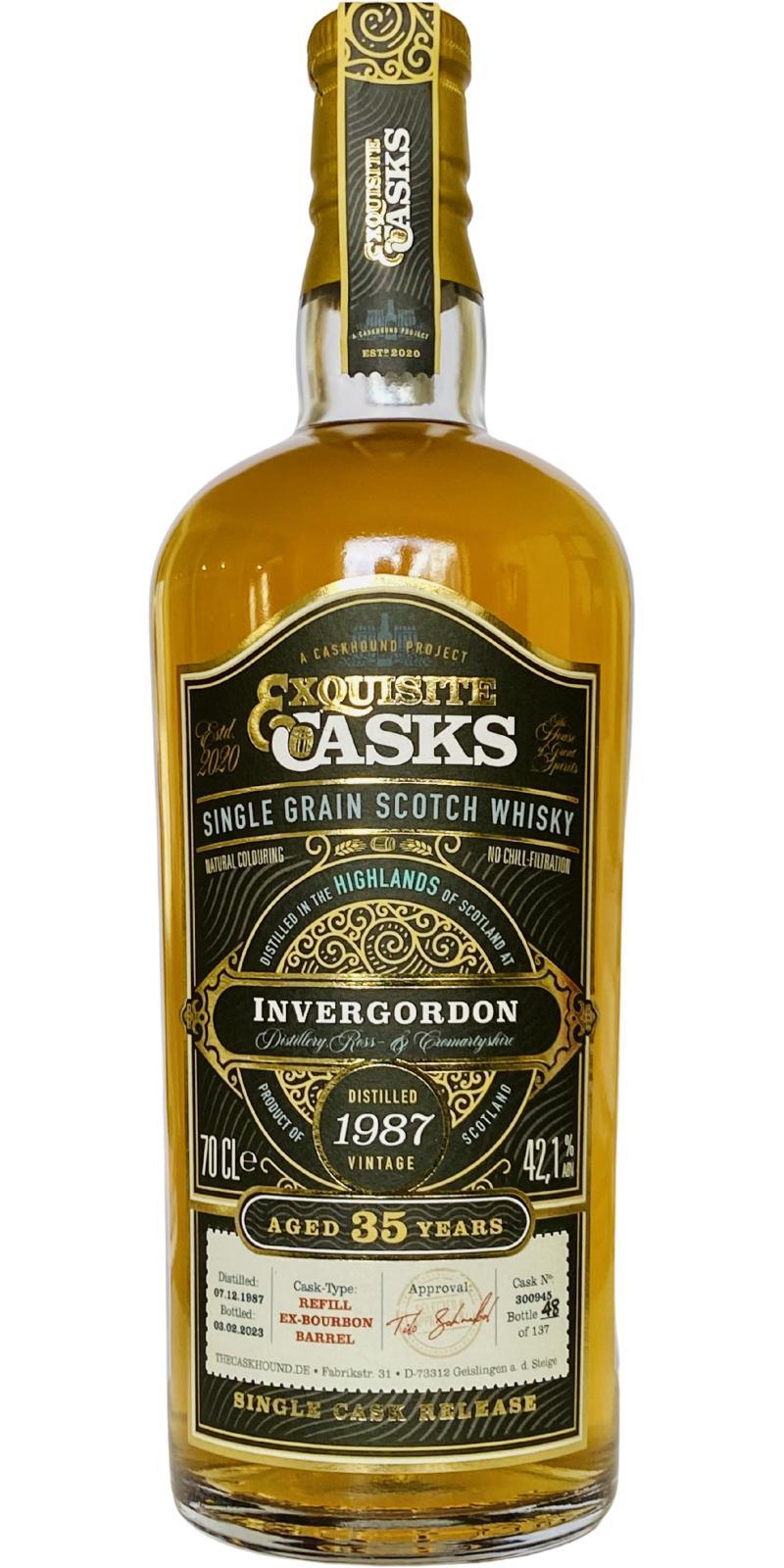 Invergordon 1987 TCaH  Exquisite Casks
