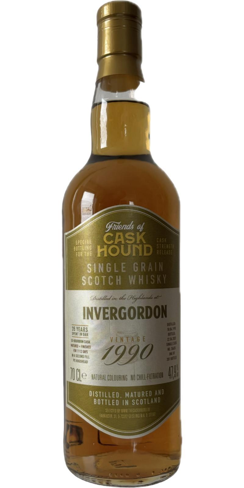 Invergordon 1990 TCaH  Friends of Caskhound