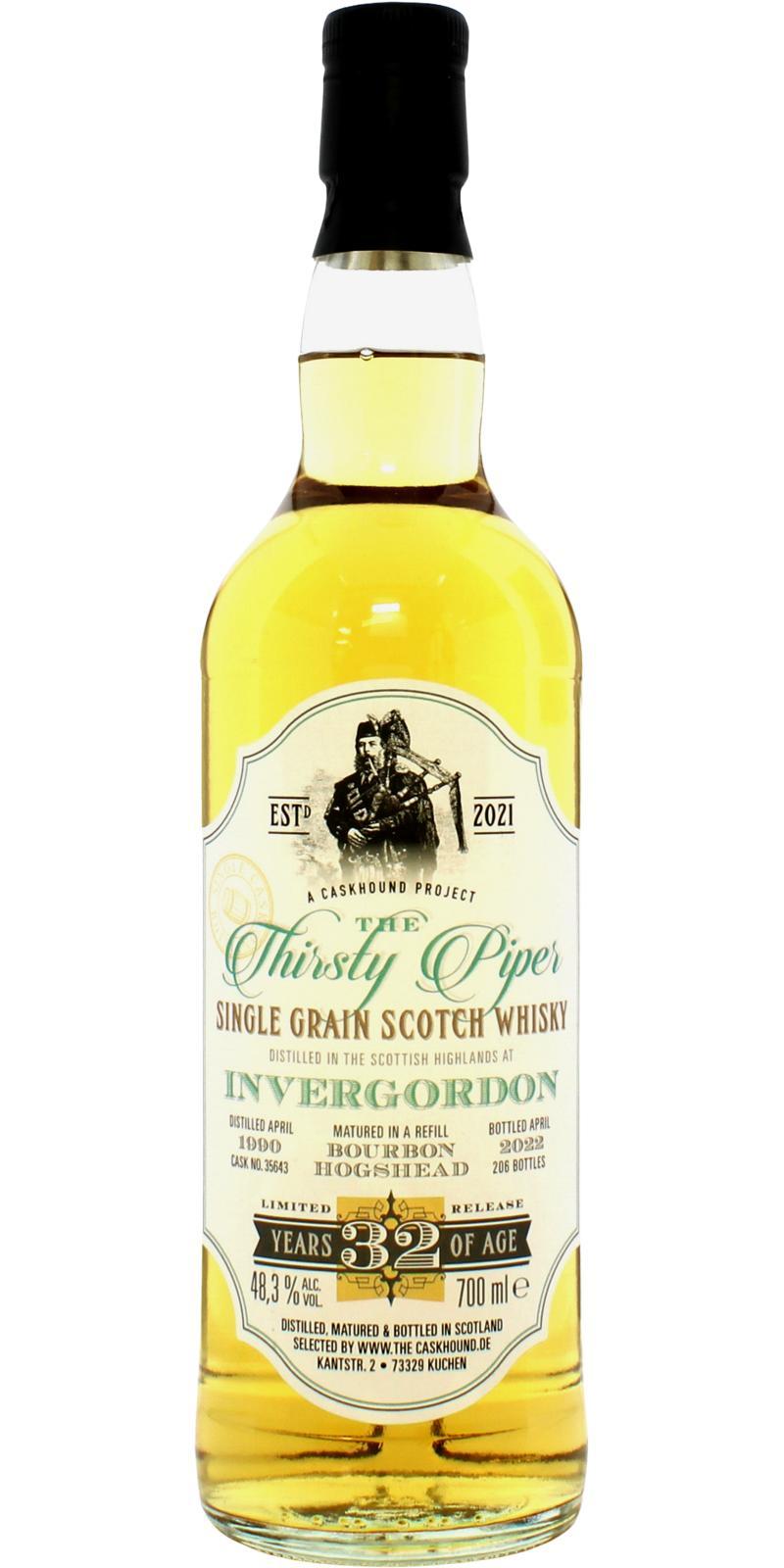 Invergordon 1990 TCaH  The Thirsty Piper