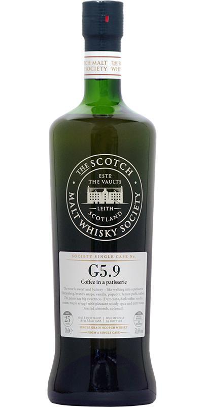 Invergordon 1988 SMWS G5.9  Coffee in a patisserie