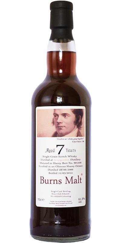 Invergordon 2006 TWB  Burns Malt