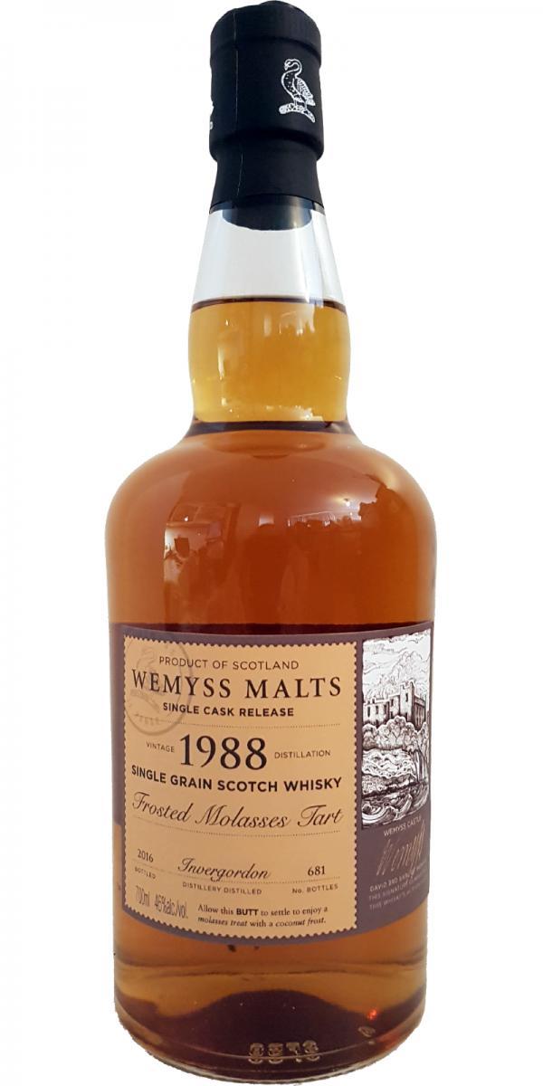 Invergordon 1988 Wy  Frosted Molasses Tart