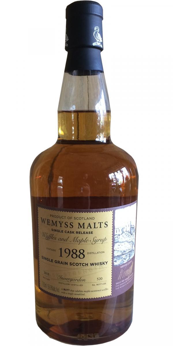 Invergordon 1988 Wy  Waffles and Maple Syrup