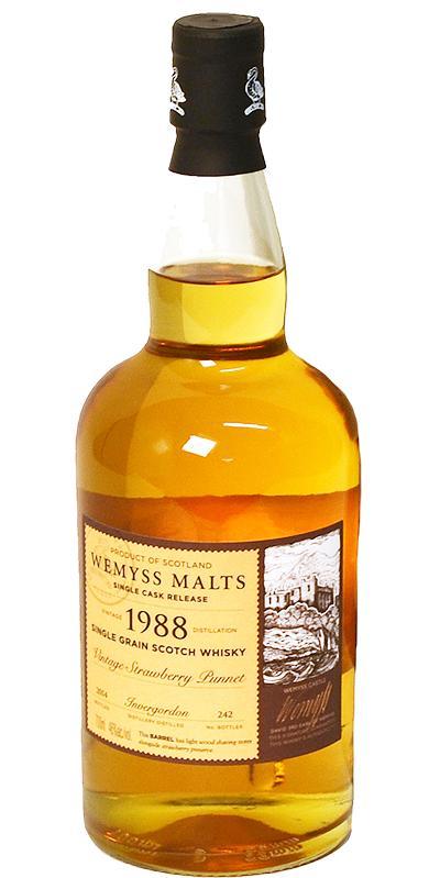 Invergordon 1988 Wy  Vintage Strawberry Punnet