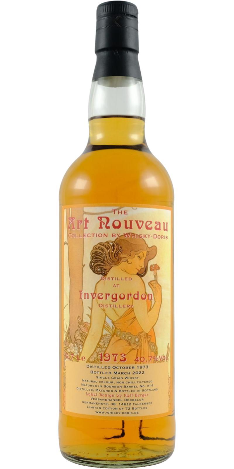 Invergordon 1973 WD  Art Nouveau