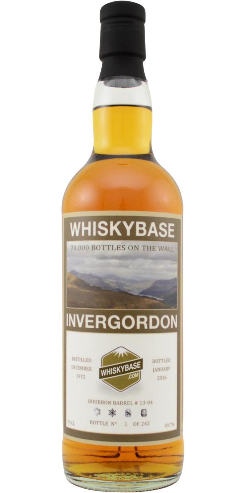 Invergordon 1972 WB  70.000 bottles on the wall