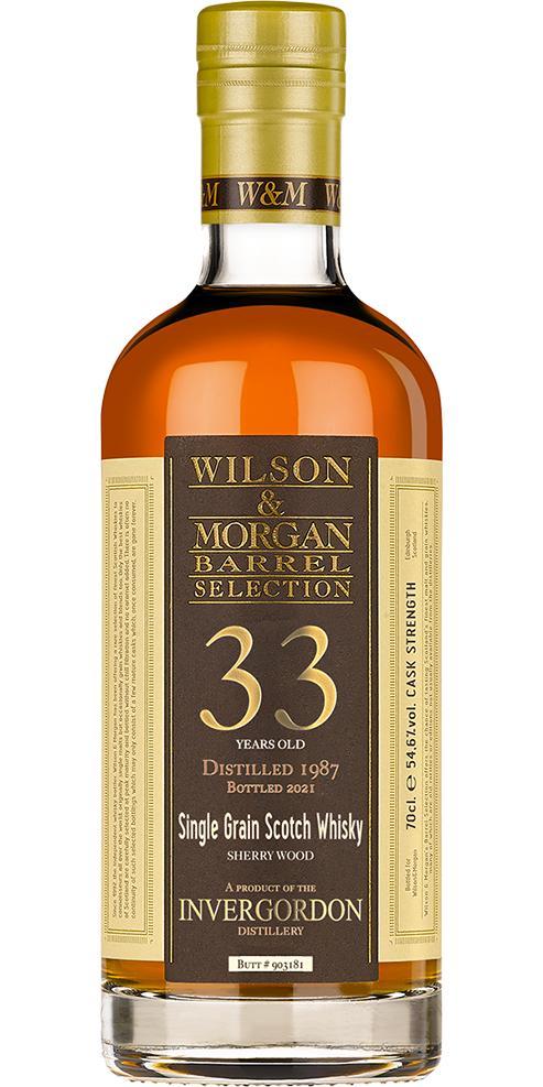 Invergordon 1987 WM  Barrel Selection - Cask Strength