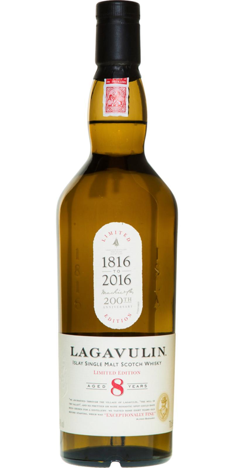 Lagavulin 08-year-old  Limited Edition - 200th Anniversary