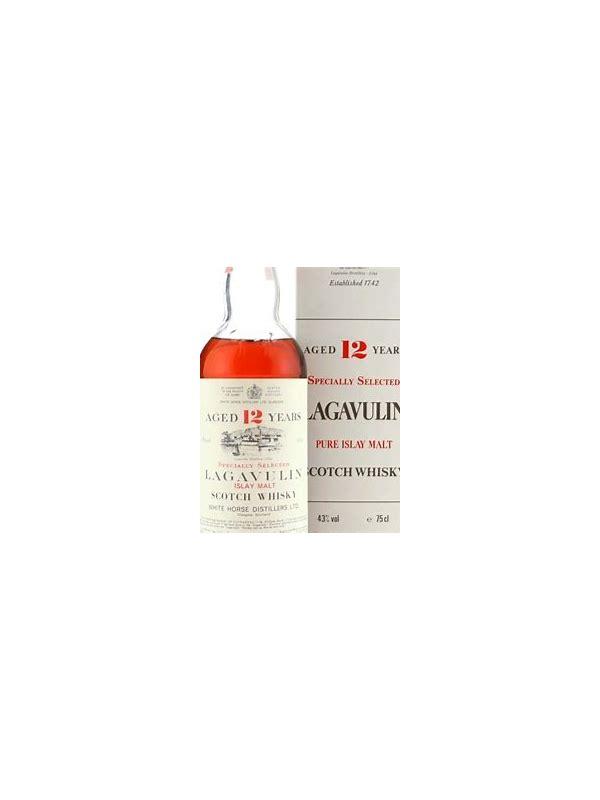 Lagavulin 12-year-old  White Horse Distillers Ltd. - red 12 on Shoulder
