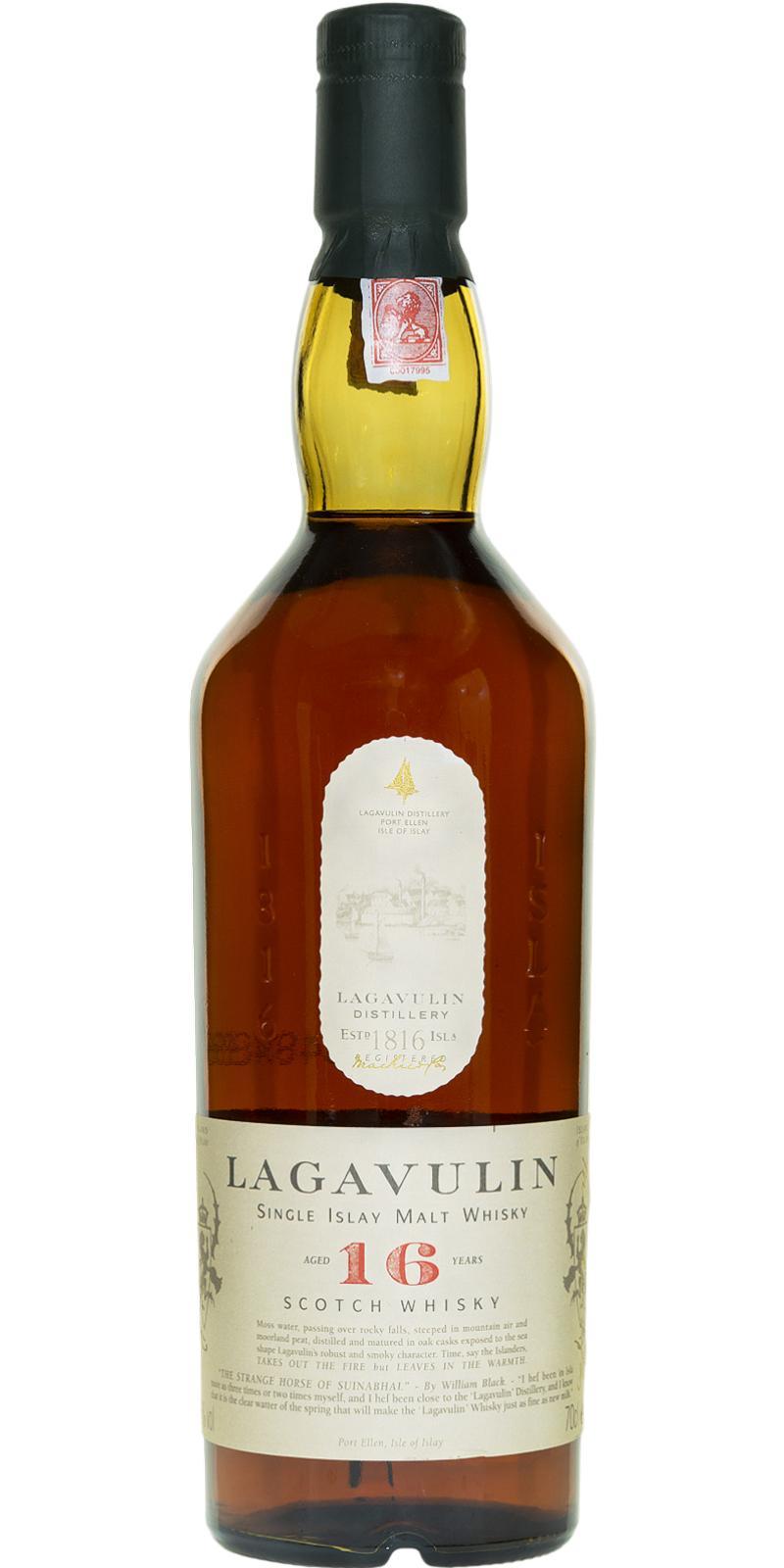 Lagavulin 16-year-old  Single Islay Malt Whisky