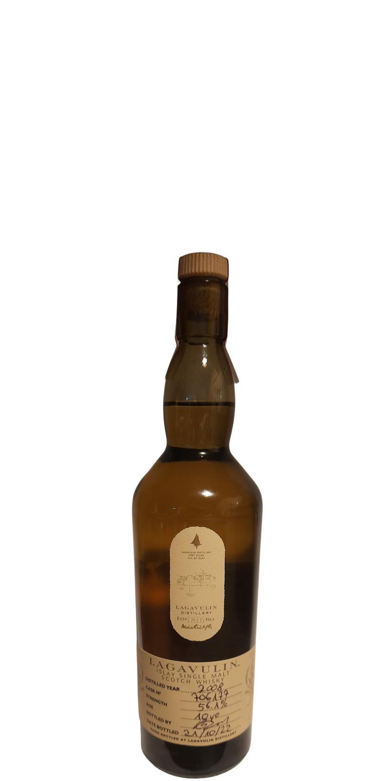 Lagavulin 2008  Hand Bottled at the Distillery