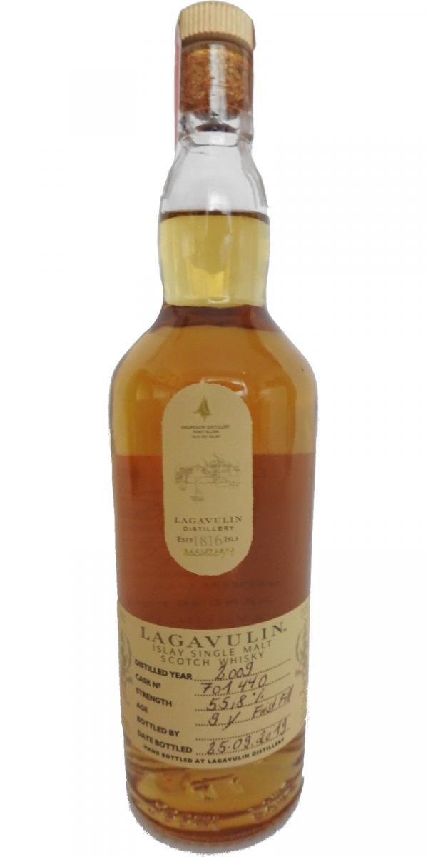 Lagavulin 2009  Hand Bottled at the Distillery